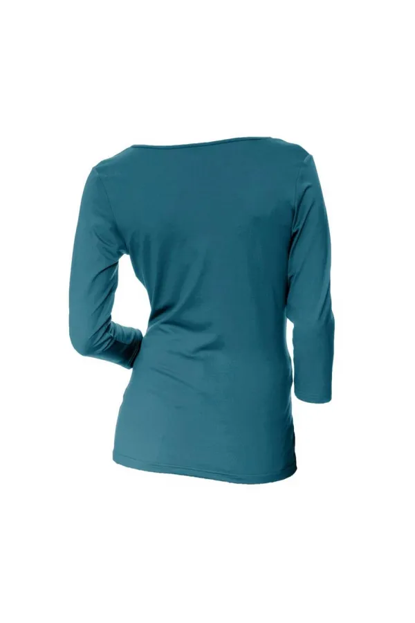 3/4 Sleeve T-Shirt - Petrol