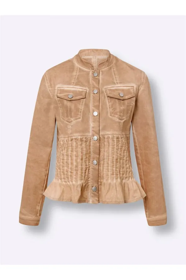 Ceket - Camel