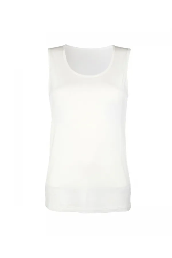 2 Parça Uzun Bluz - Beyaz