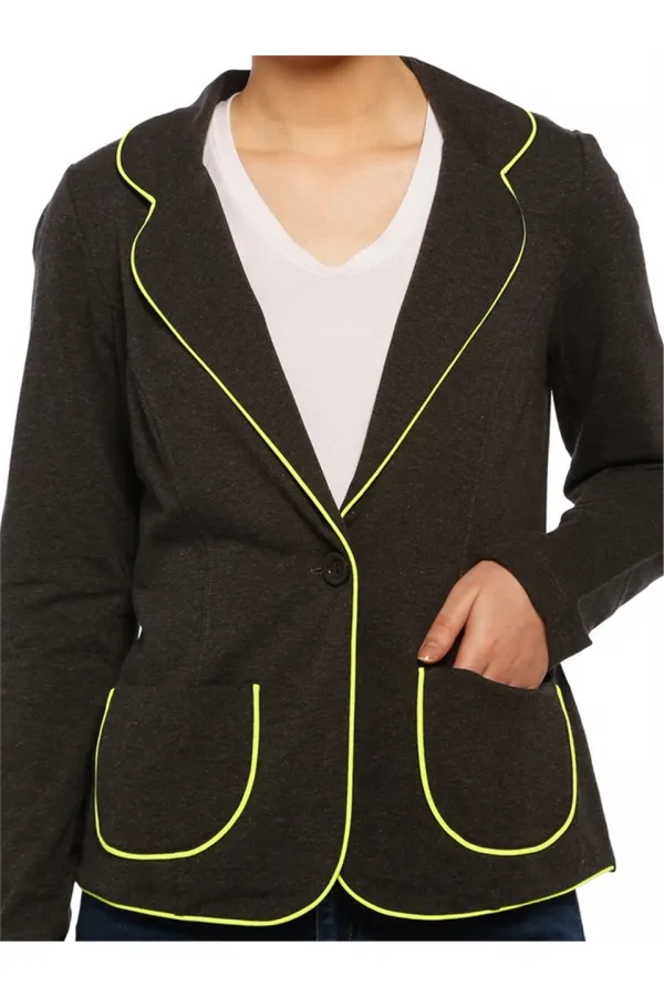 Blazer Ceket - Antrasit