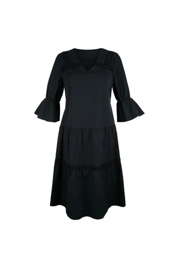 Dantelli Elbise - Lacivert