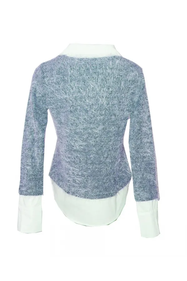 Gömlek ve Kazak - Mavi