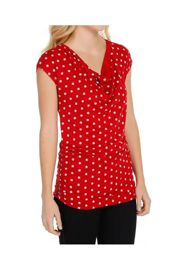 Çift Taraflı Tişört - Kırmızı