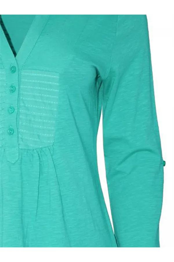 T-shirt à manches 3/4 - Vert émeraude