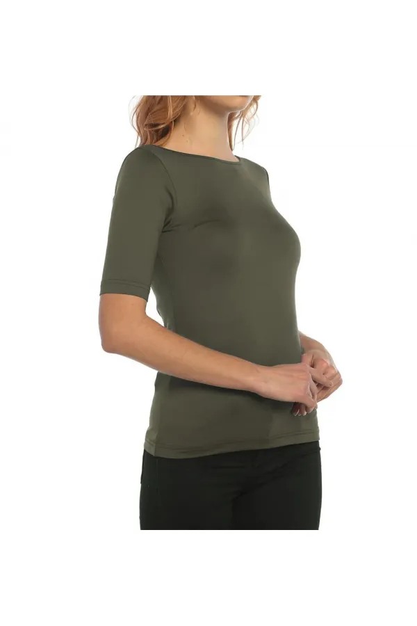 Basic Tişört - Zeytin Yeşili