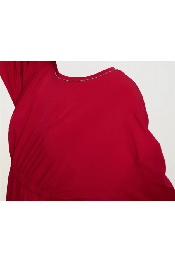 Feminen Elbise - Kırmızı