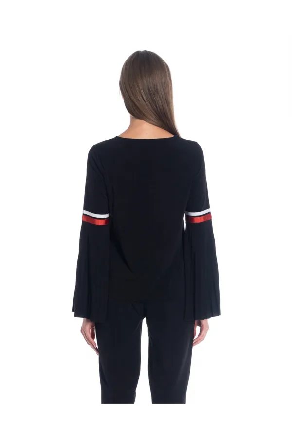 T-shirt à manches longues - Noir