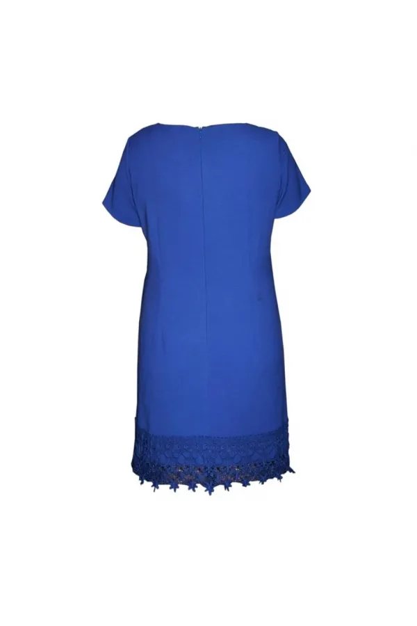 Dantelli Elbise - Mavi