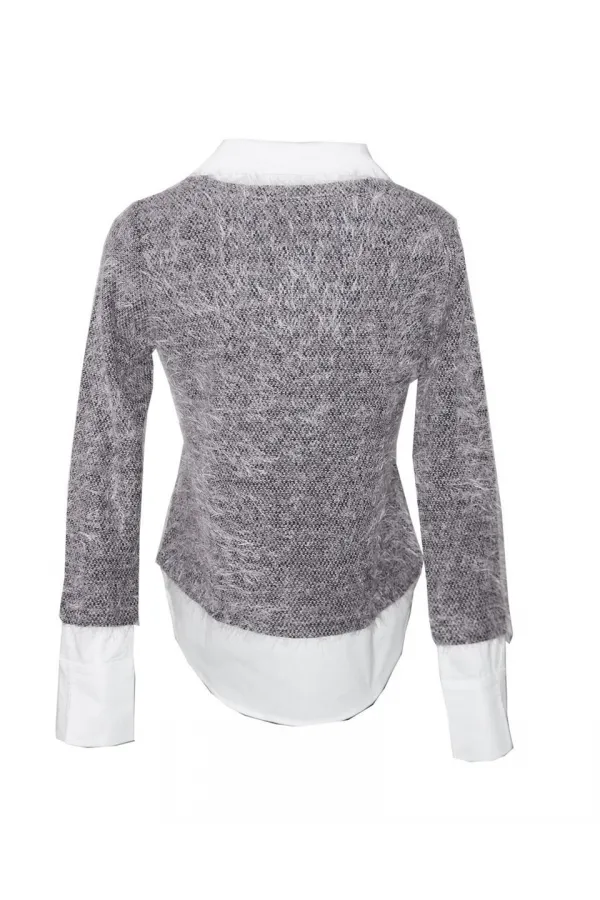 Gömlek ve Kazak - Gri