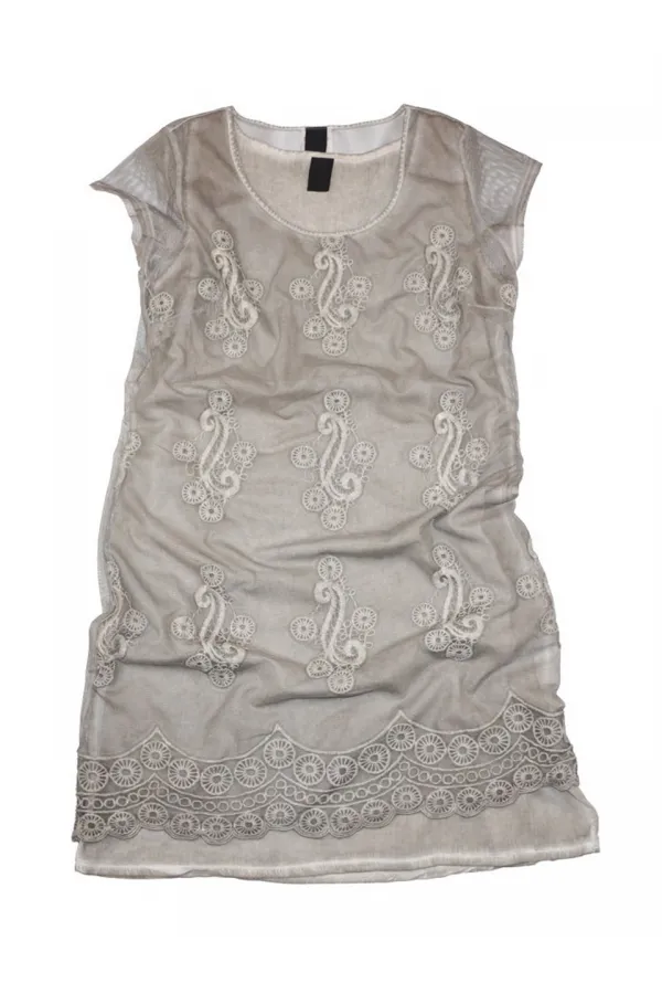 Dantelli Elbise - Vizon
