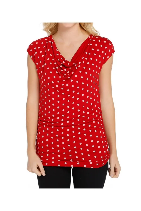 Çift Taraflı Tişört - Kırmızı