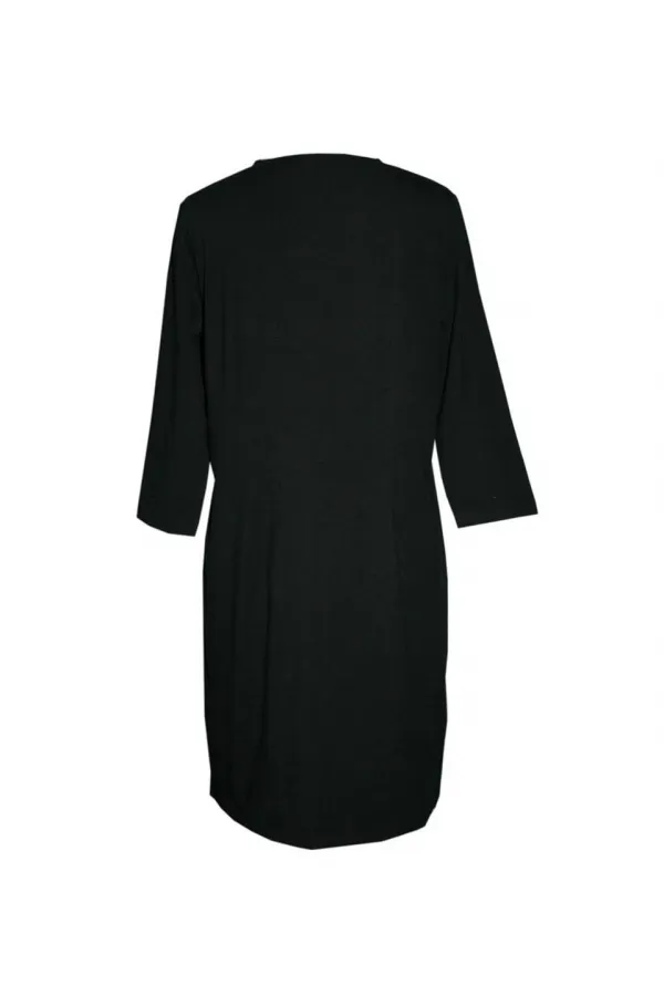 Baskılı Elbise - Siyah