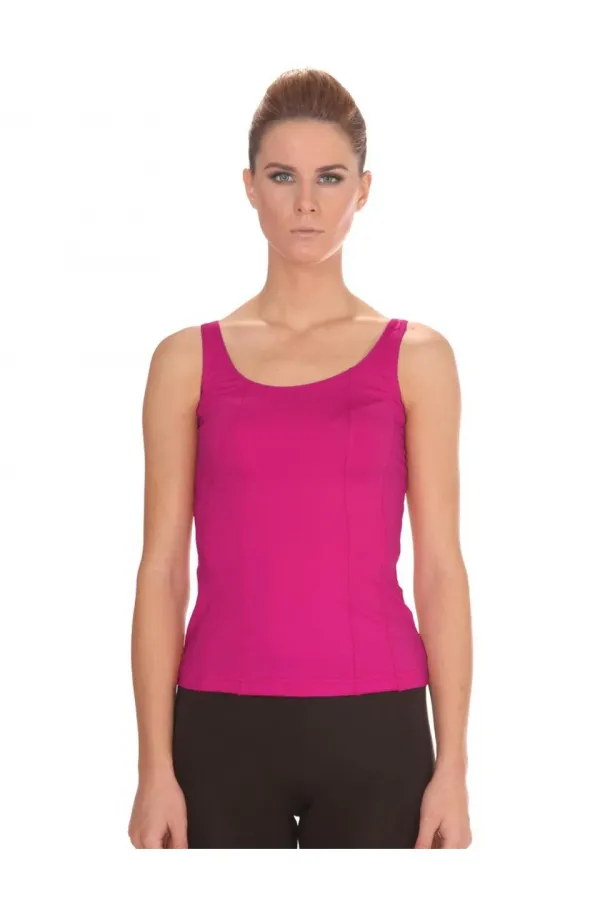 T-shirt coupe basique - Fuchsia