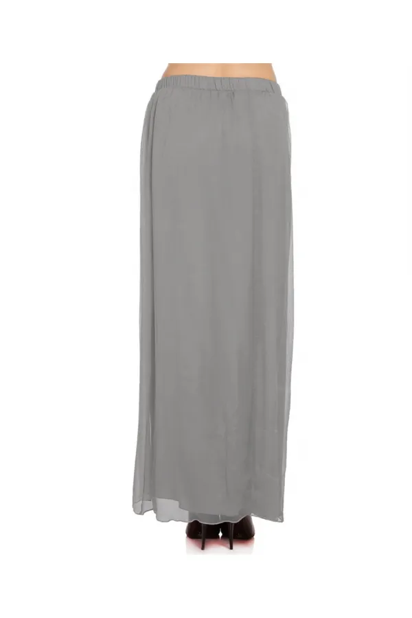 İpek Etek - Gri