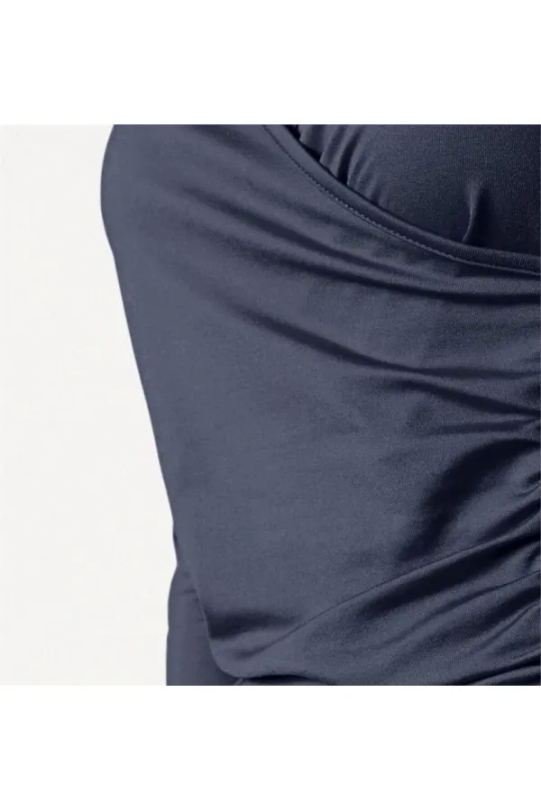 3/4 Kollu Tişört - Lacivert