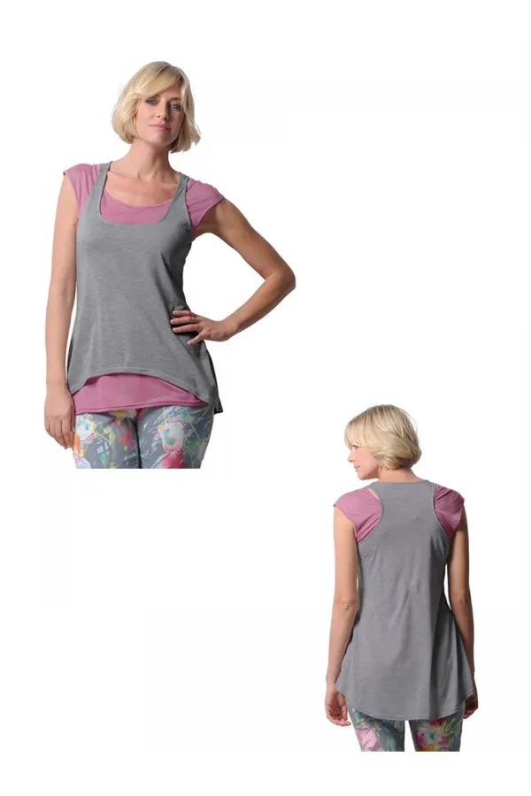 2'li T-shirt Seti - Gül Kurusu