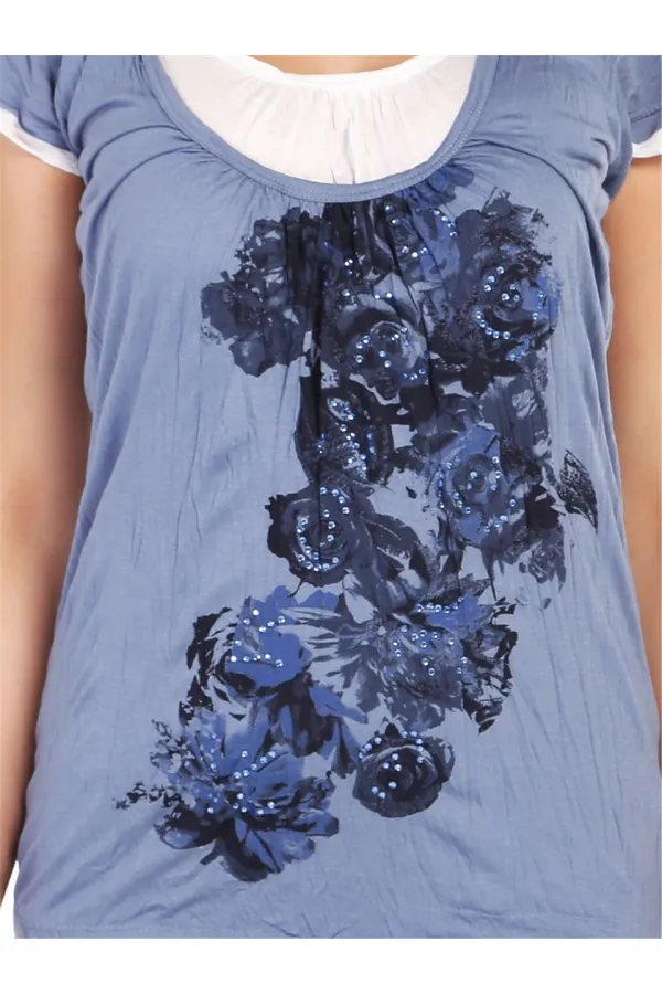 Trend T-shirt - Mavi