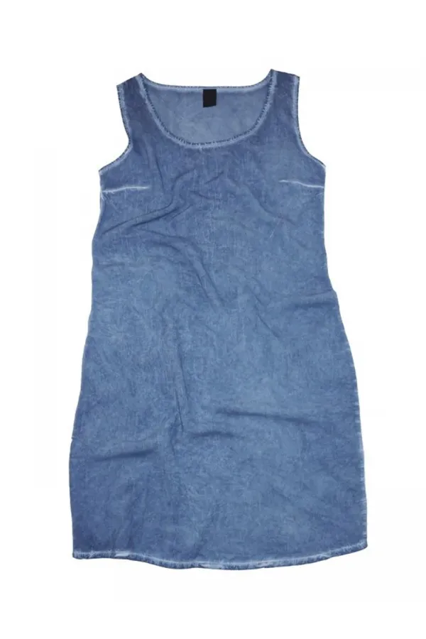 Dantelli Elbise - Mavi