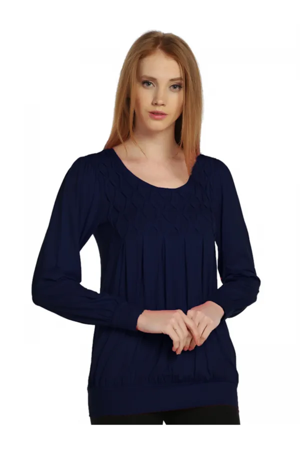 Long Sleeve T-Shirt - Navy Blue