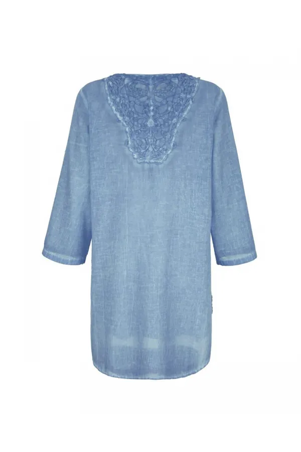 Lace Tunic - Blue