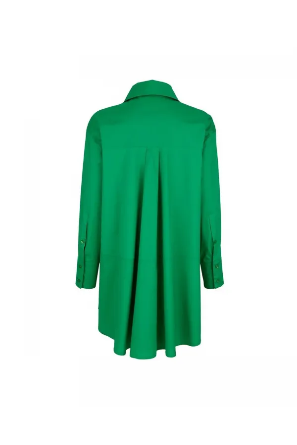 Chemise longue et confortable - Verte