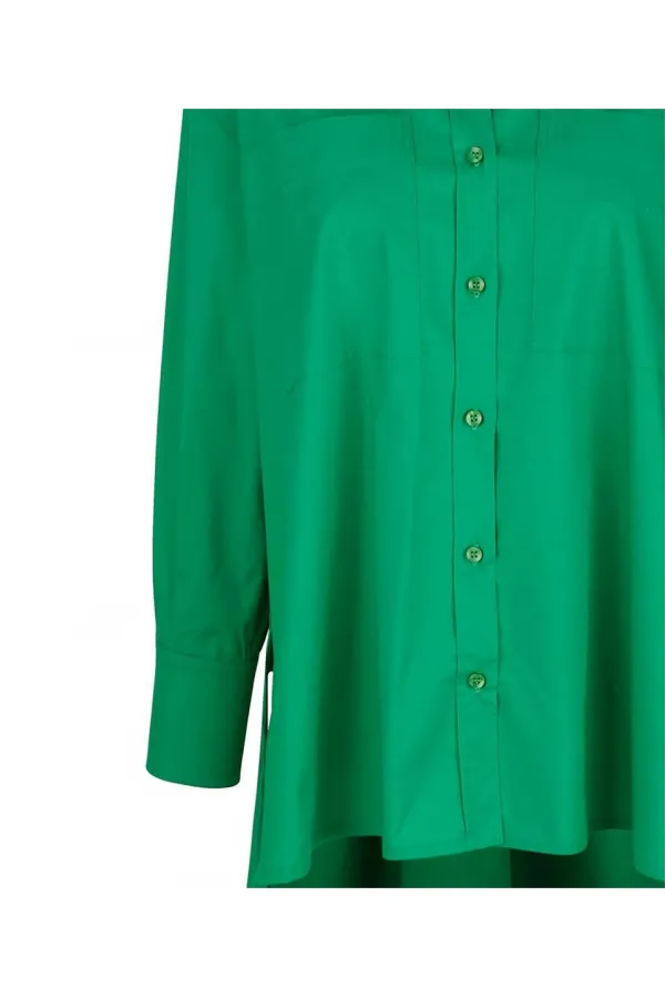 Chemise longue et confortable - Verte
