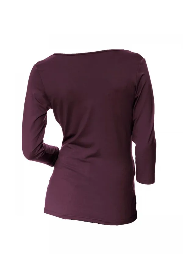 T-shirt à manches 3/4 - Lavande