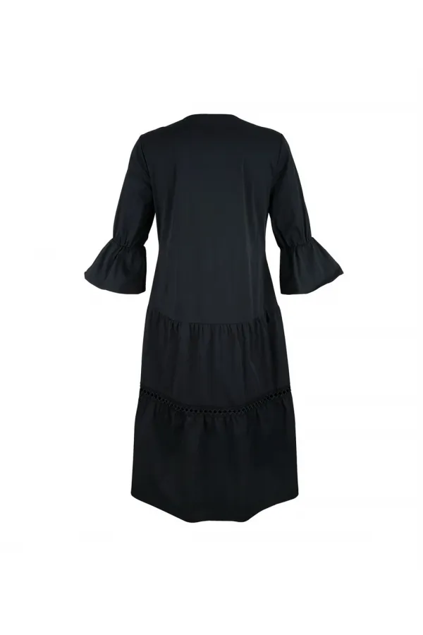 Dantelli Elbise - Lacivert