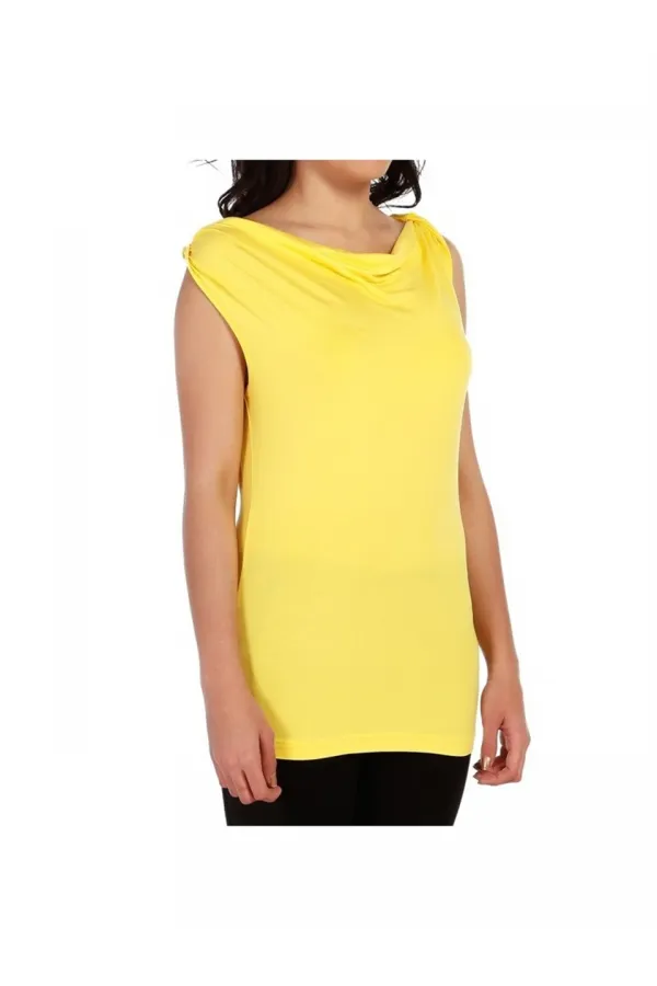 Askılı Tişört - Sarı