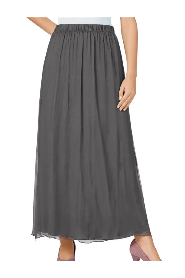 İpek Etek - Gri