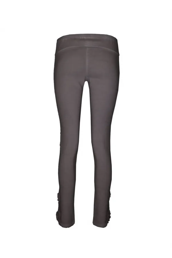 Skinny Dantel Pantolon - Mor