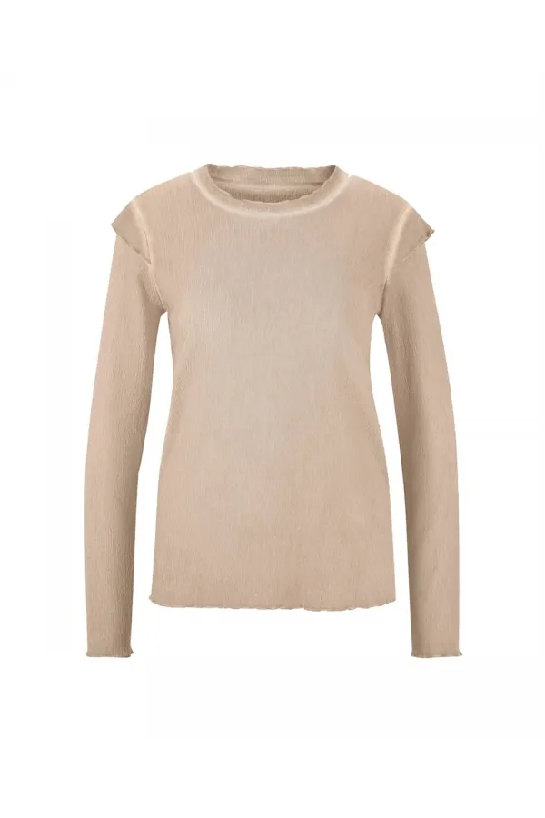 T-shirt à manches longues - Sable