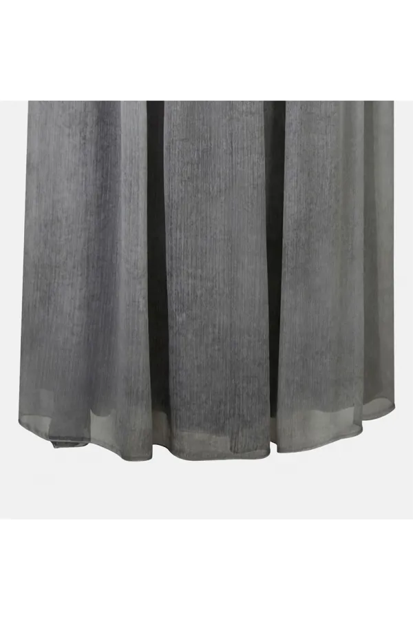 Jupe en mousseline grise