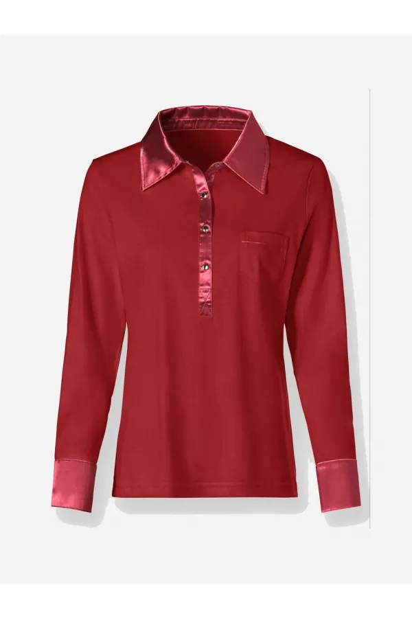 Long Sleeve T-Shirt - Red