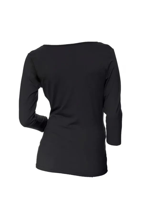 3/4 Sleeve T-Shirt - Black