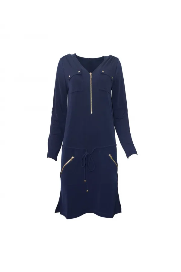 Elbise - Lacivert