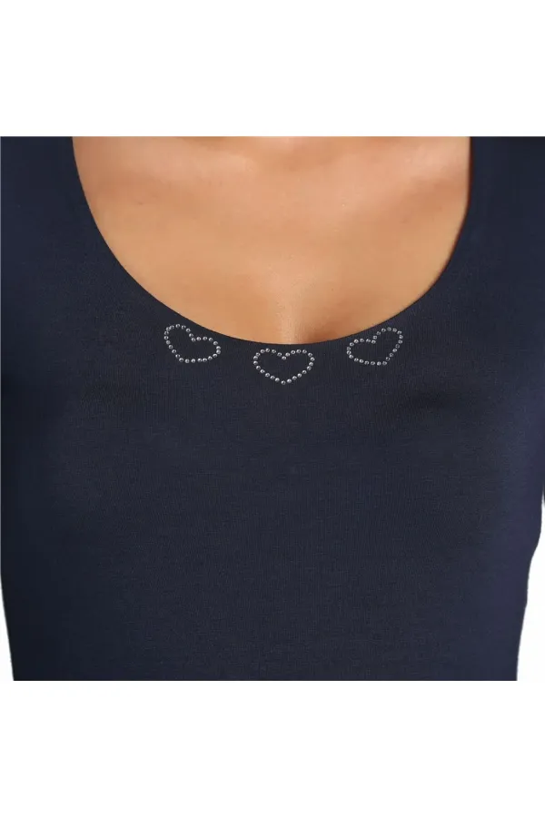 3/4 Kollu Tişört - Lacivert