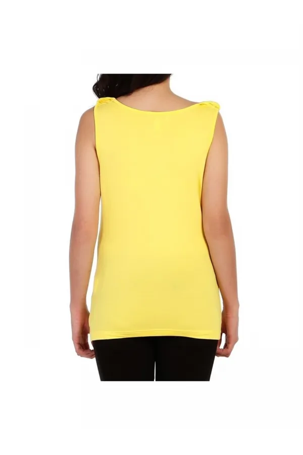 Askılı Tişört - Sarı