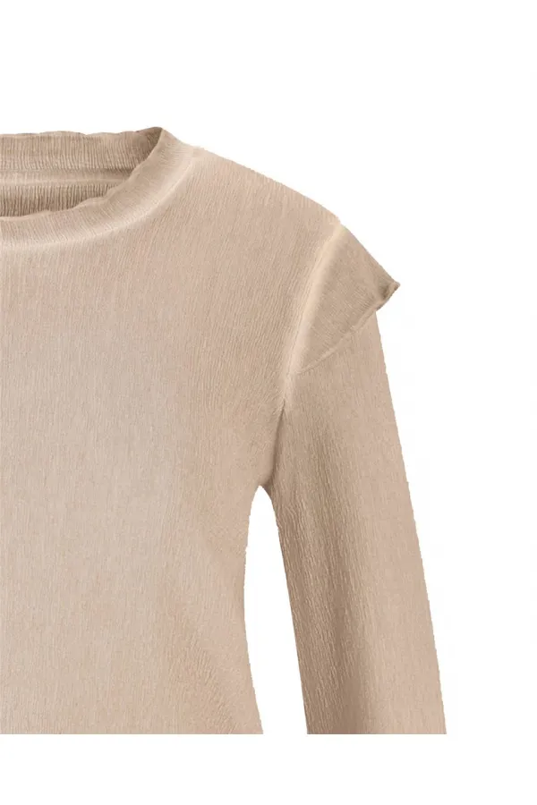 T-shirt à manches longues - Sable