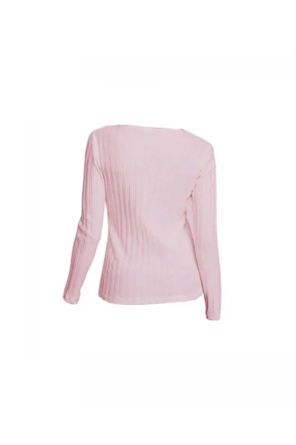 T-shirt brodé - Rose