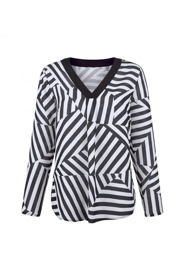 Çizgili Bluz - Çizgili