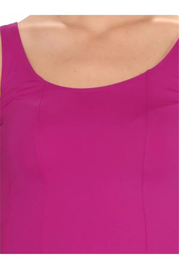 T-shirt coupe basique - Fuchsia