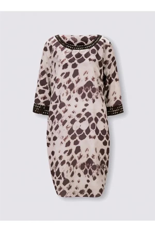 Robe en dentelle imprimée confortable - Imprimée