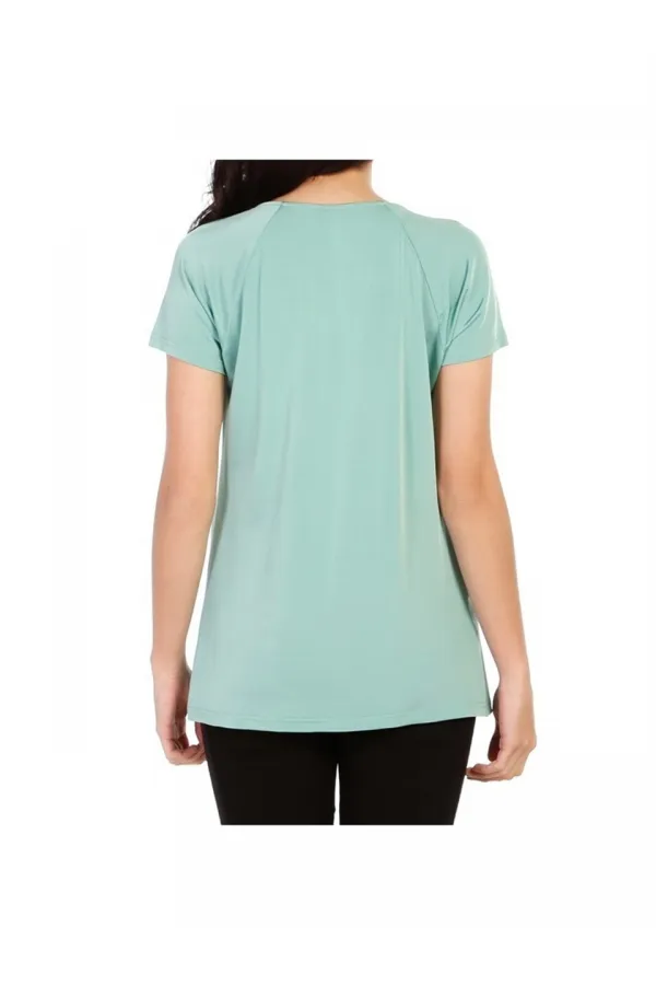 Kısa Kollu Tişört - Nane Yeşili