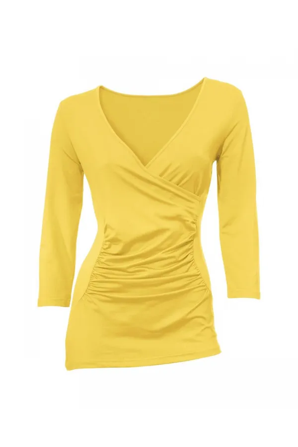 3/4 Sleeve T-Shirt - Yellow