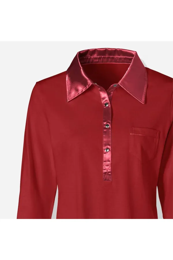 Long Sleeve T-Shirt - Red