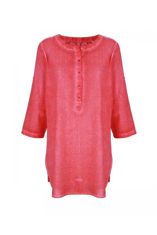 Lace Tunic - Pomegranate Flower