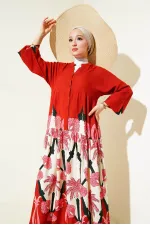 Robe hijab à motifs authentiques 2423 - F.Bordo