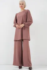 Ayrobin Tunic and Pants Set 6712 - Rose Pink