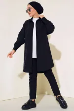 Tunique hijab 5845 - Noire